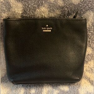 Kate Spade Jackson Street Black Pebbled Leather Crossbody Chain Purse
